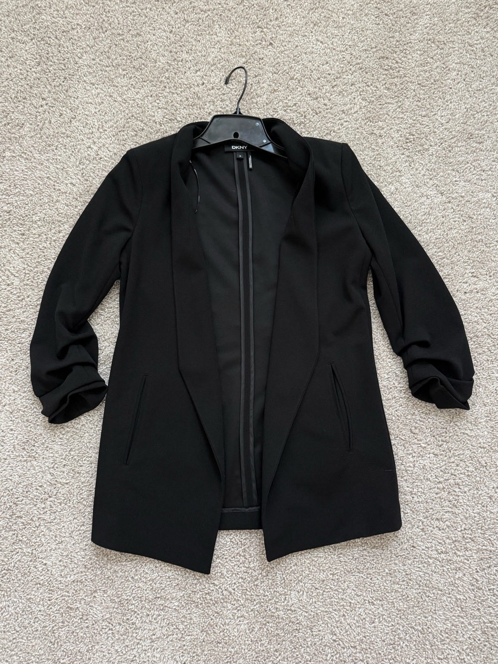 DKNY Scrunch Sleeve Blazer